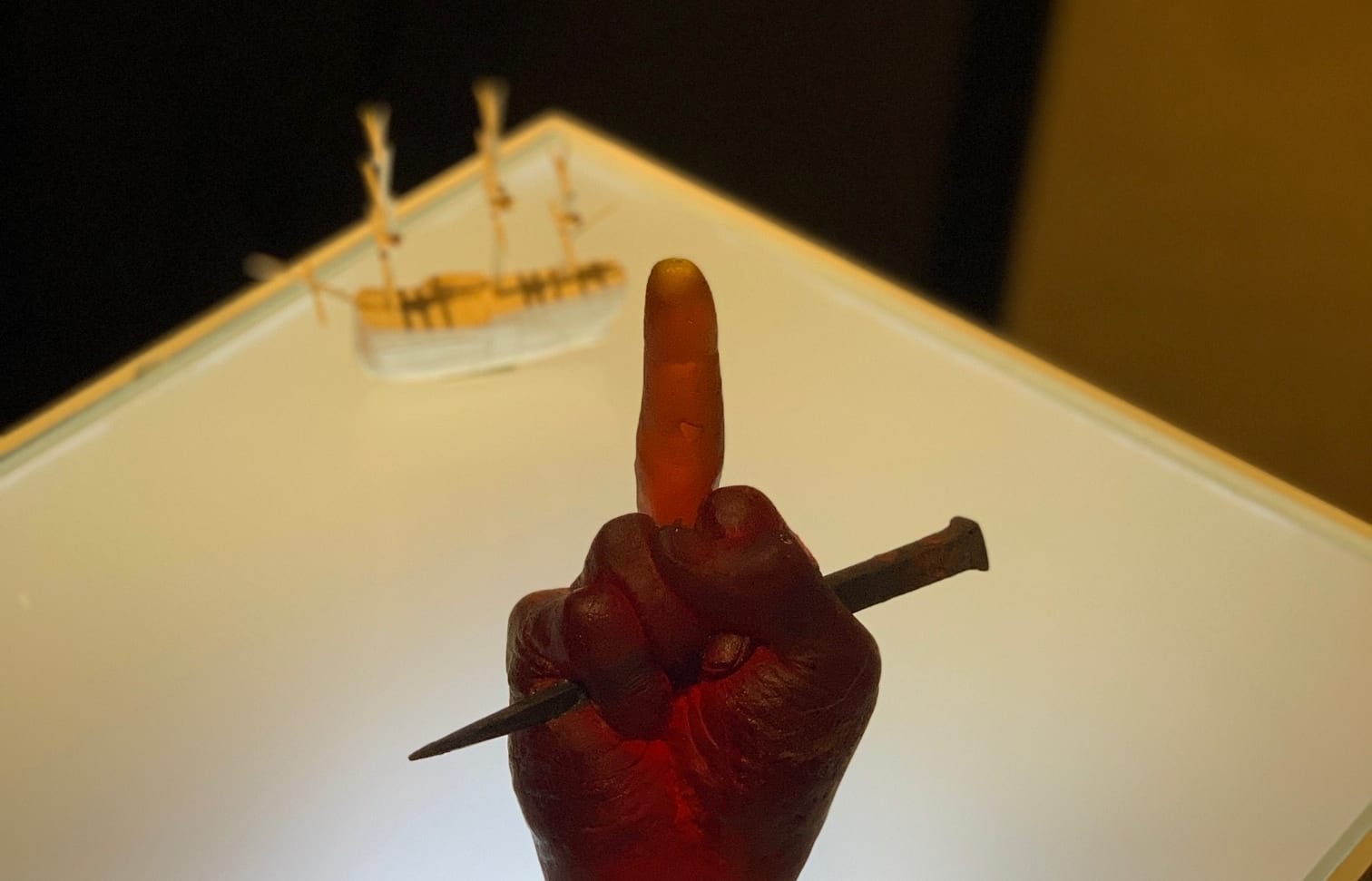 One of the pieces exhibited at Native Voices: Ko au, Ko Mātau.