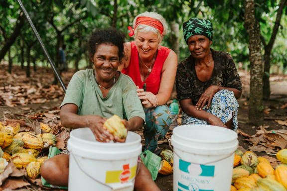 Brown says every farming community to understand the history of cacao.