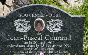 Grave of Jean-Pascal Couraud in Punaauia, Tahiti