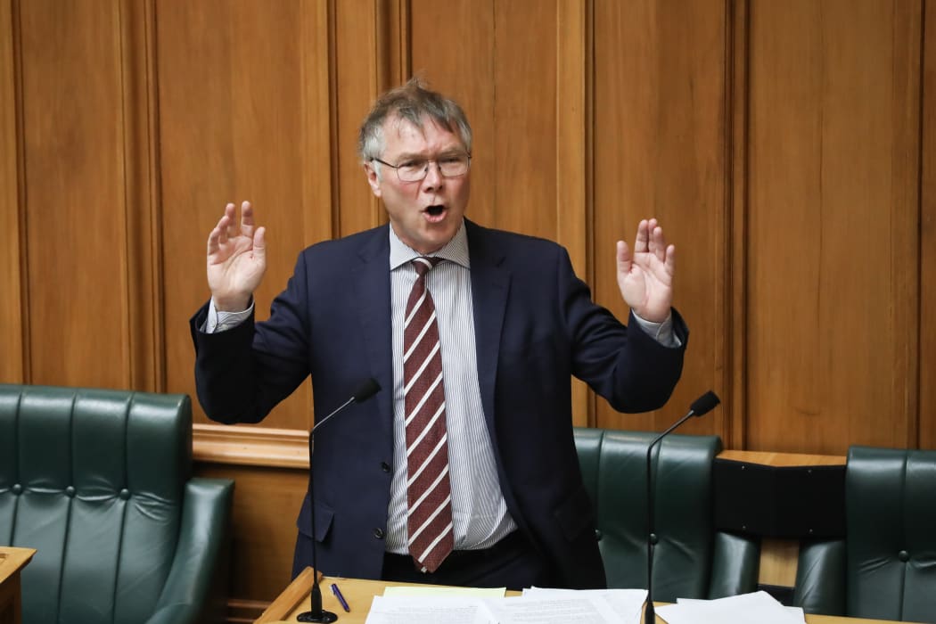 Labour Minister David Parker debating in the House