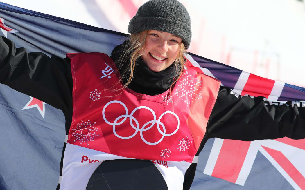 Zoi Sadowski Synnott at the awards ceremony.