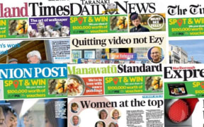 Stuff newspapers have shrunk to tabloid size.