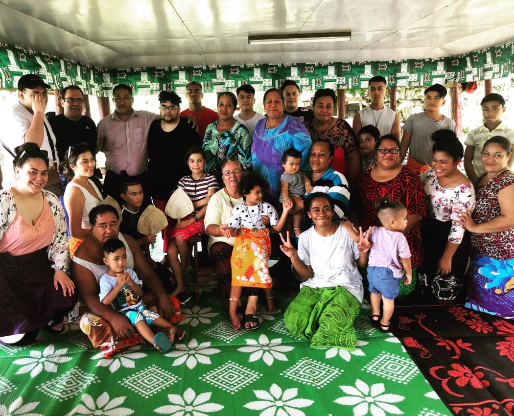 Paul Retimanu and family in Samoa 2019
