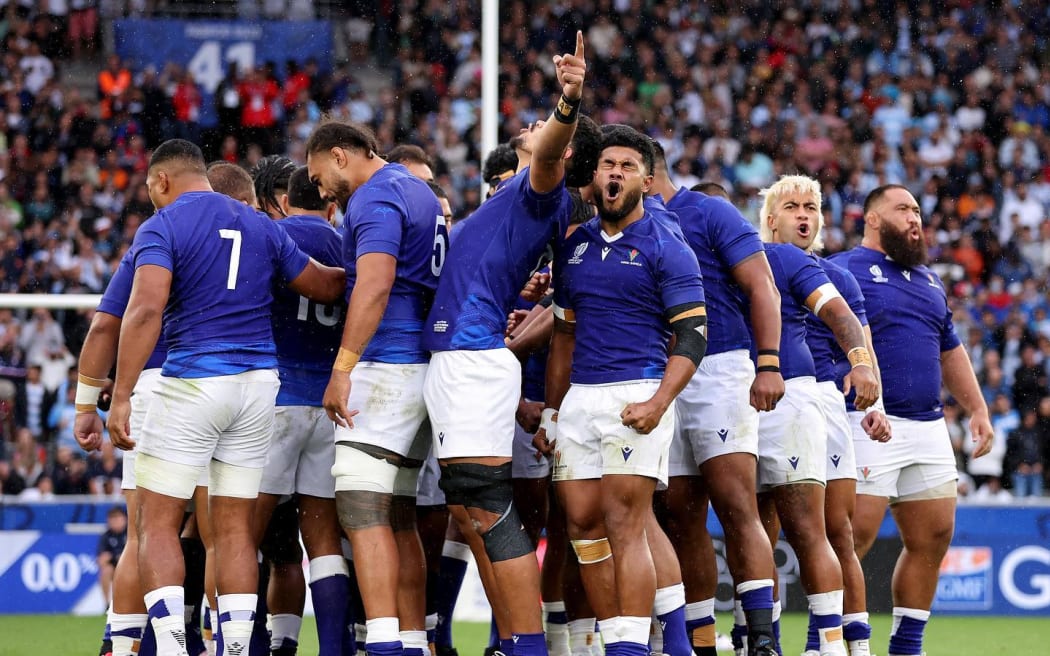 Manu Samoa lost to Argentina 19-10 in their second pool match at the Rugby World Cup.