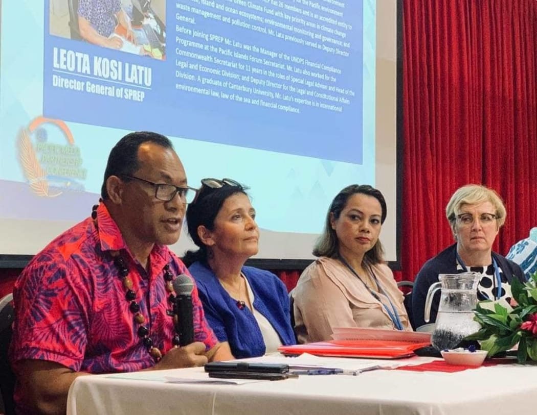 SPREP Director General Leota Kosi Latu