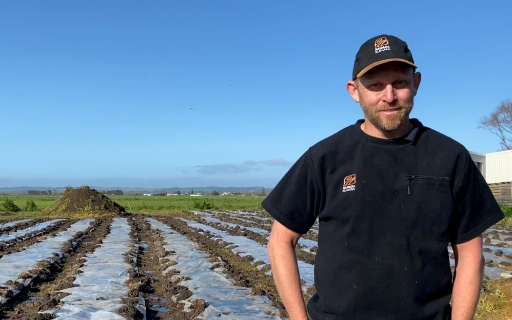 Ruawai kumara grower Warwick Simpson.