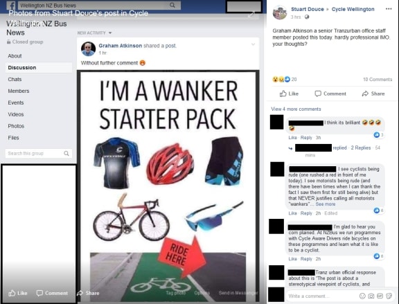 Wanker post - Facebook