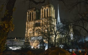 07/12/24, Paris, France.
Notre Dame de Paris cathedral reopens. The bells rang and the cathedral door opened.
Photography by Benoit Durand / Hans Lucas
Reouverture de la cathedrale Notre Dame de Paris. Les cloches ont sonne et la porte de la cathedrale s est ouverte.
Photographie par Benoit Durand / Hans Lucas (Photo by Benoît Durand / Hans Lucas / Hans Lucas via AFP)