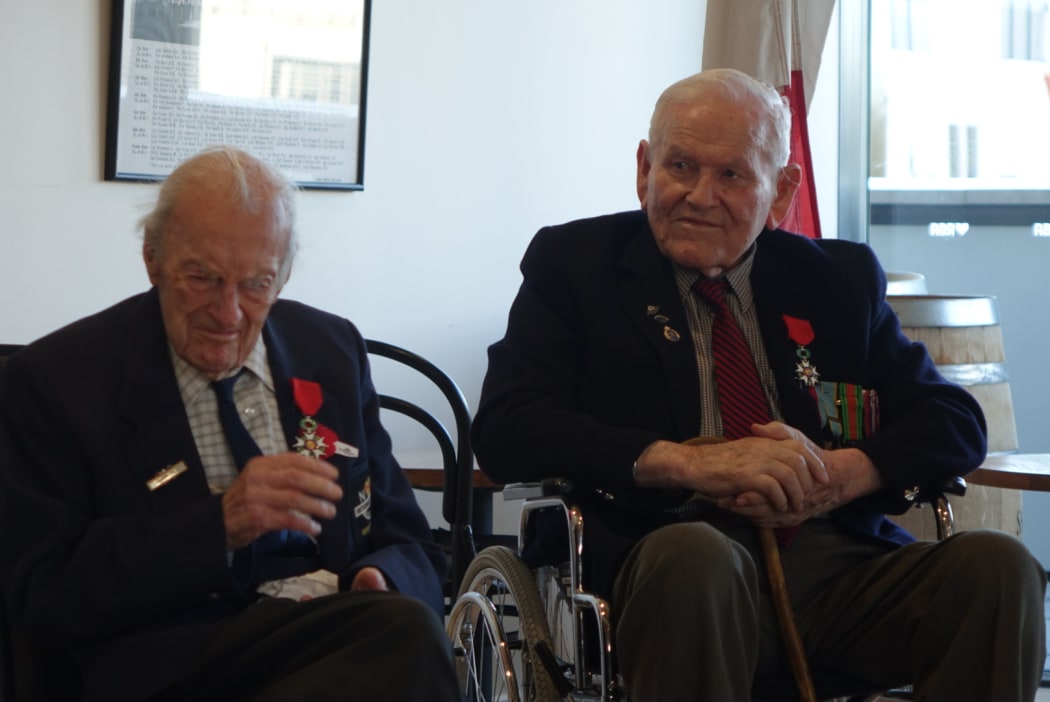 Frank Hill (left) and Donald Ivey