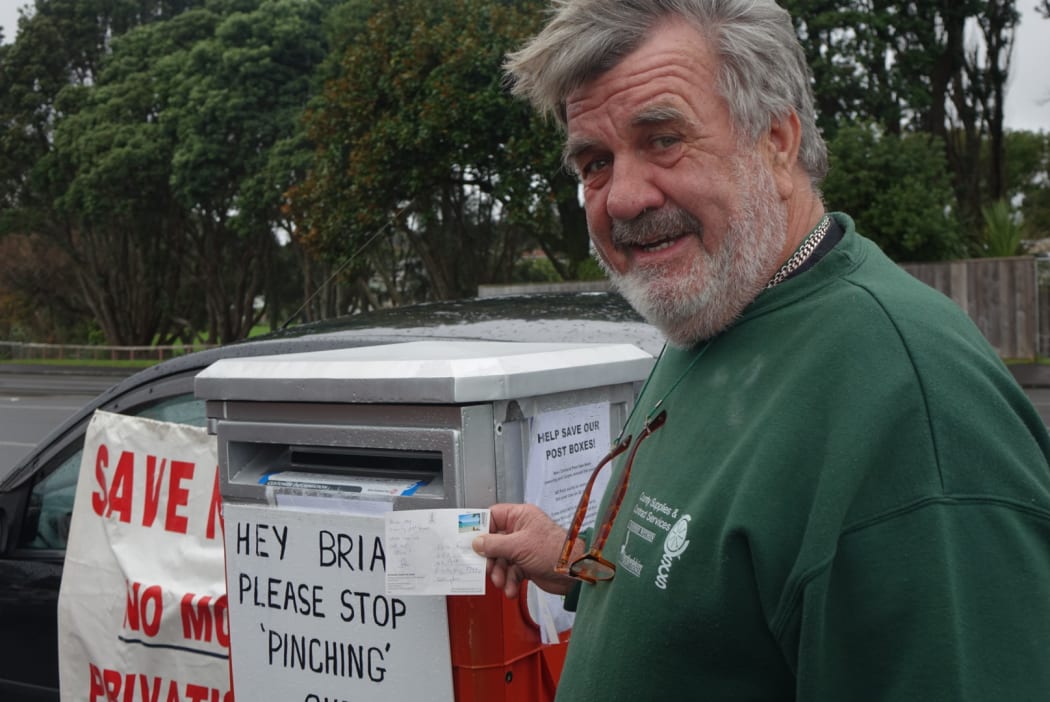 Moturoa resident Tom Waite is worried about how the loss of the St Aubyn Street post box will affect his elderly neighbours.