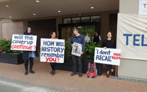 Operation Burnham inquiry prostestors