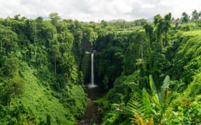 Sopoaga Falls, Samoa.
