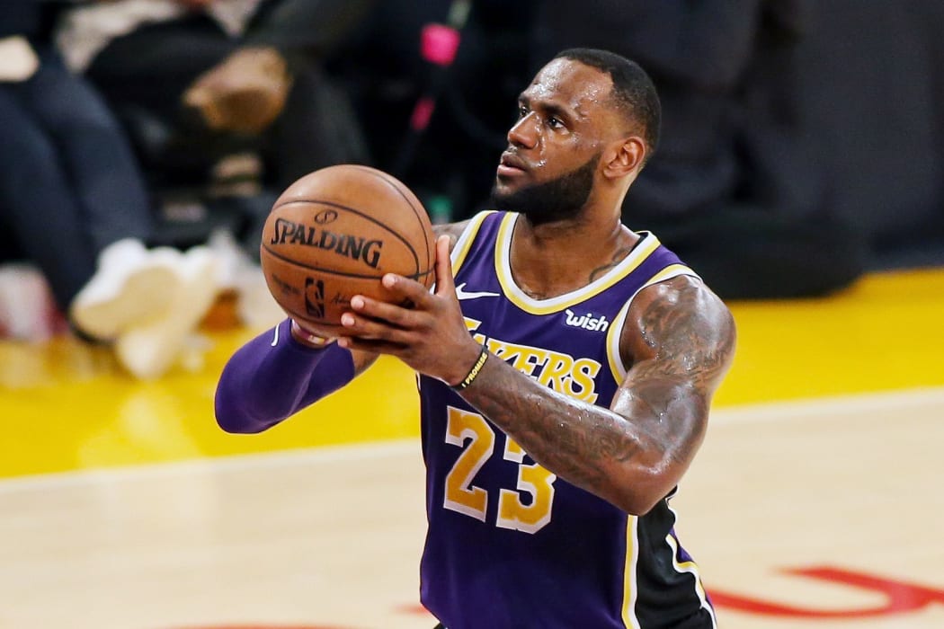 Los Angeles Lakers Forward LeBron James.