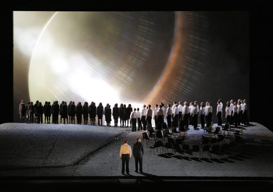 A scene from Parsifal at The Met
