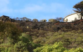 Spot where Port Hills fire started close to Port Hills Rd