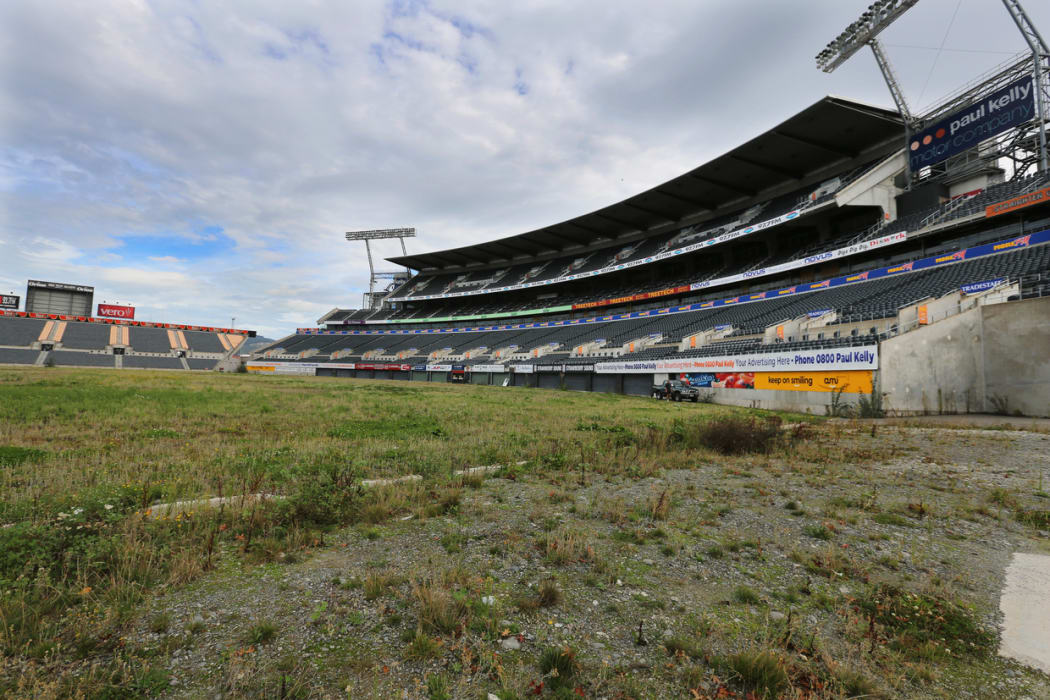 230414. Photo Diego Opatowski / RNZ. Christchurch. Old AMI stadium