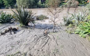 Credit: Supplied. Caption: The slimy sides of the Waimata river are not only unsightly, but point to deeper issues of its general overall health.