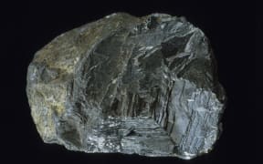 Native antimony from Australia. Collection School of Mines