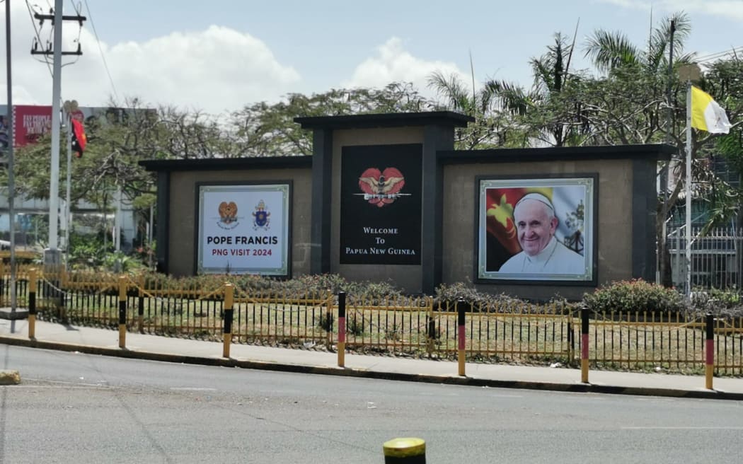 Preparations for Pope Francis visit. 1 September 2024