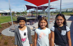 Koia, Navaeh and Maia are excited to be heading into Year 4, 5 and 6 at the new Haeata Community Campus.