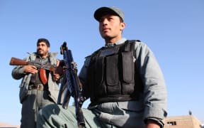 Afghan policemen in the capital, Kabul.