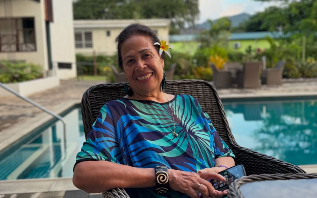 Talaleomalie Filomena Loheni, the founder of Samoan fashion brand Mena Designs.