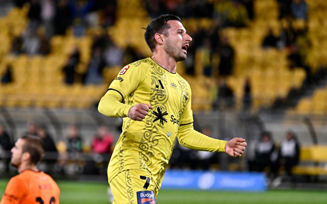 Wellington Phoenix forward Kosta Barbarouses.