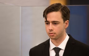 Dustin La Mont at the High Court, 25 October 2016.