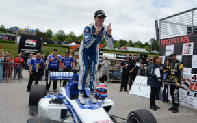 Indycars driver Colton Herta.