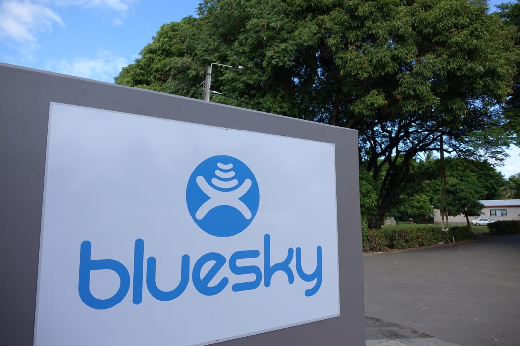 Telecommunications company Bluesky.