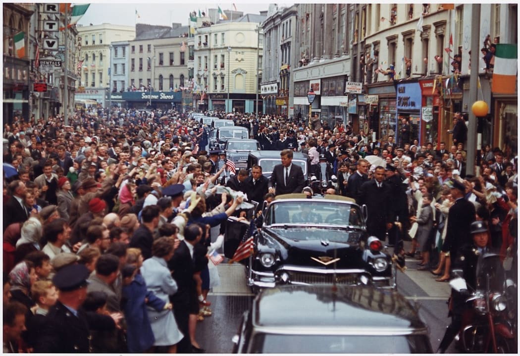 John F. Kennedy was killed on November 22, 1963 in Dallas while riding in a motorcade.