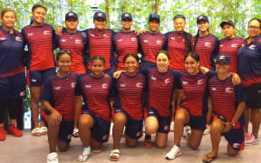 The Samoan Under-19 women's cricket team.