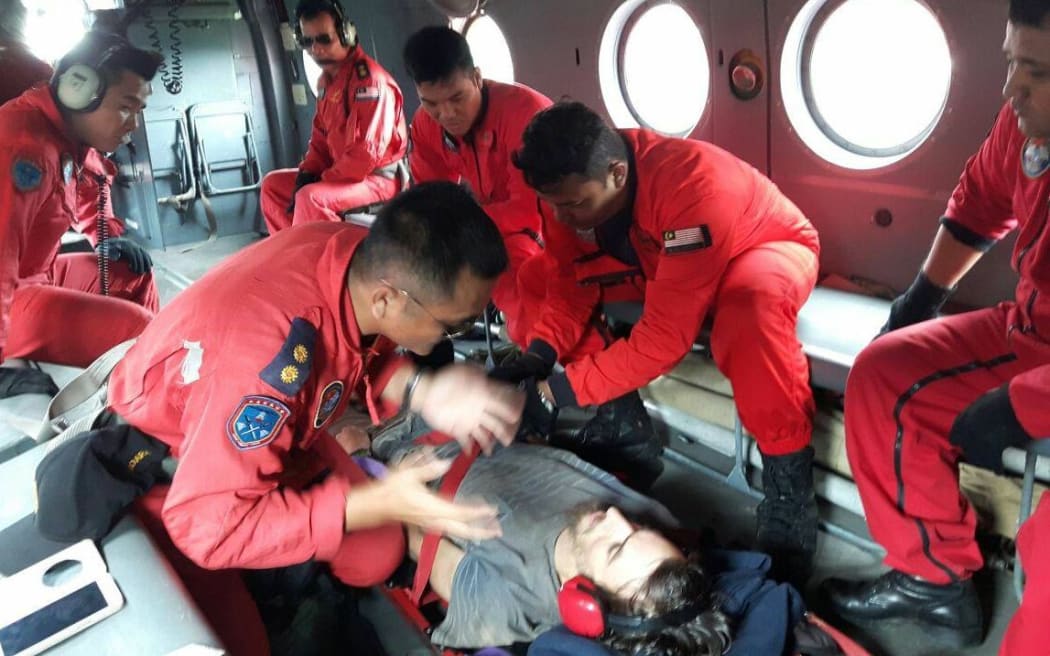 Australian hiker Andrew Gaskell is rescued after getting lost in the Malaysian forest.
