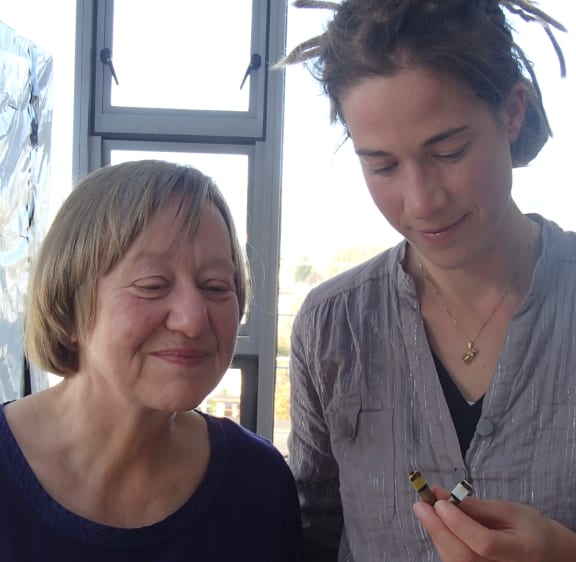 Sue Michelsen-Heath and Elodie Urlacher