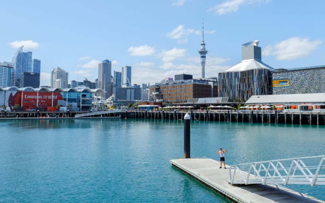 The site of the Auckland Cliff Diving Series.