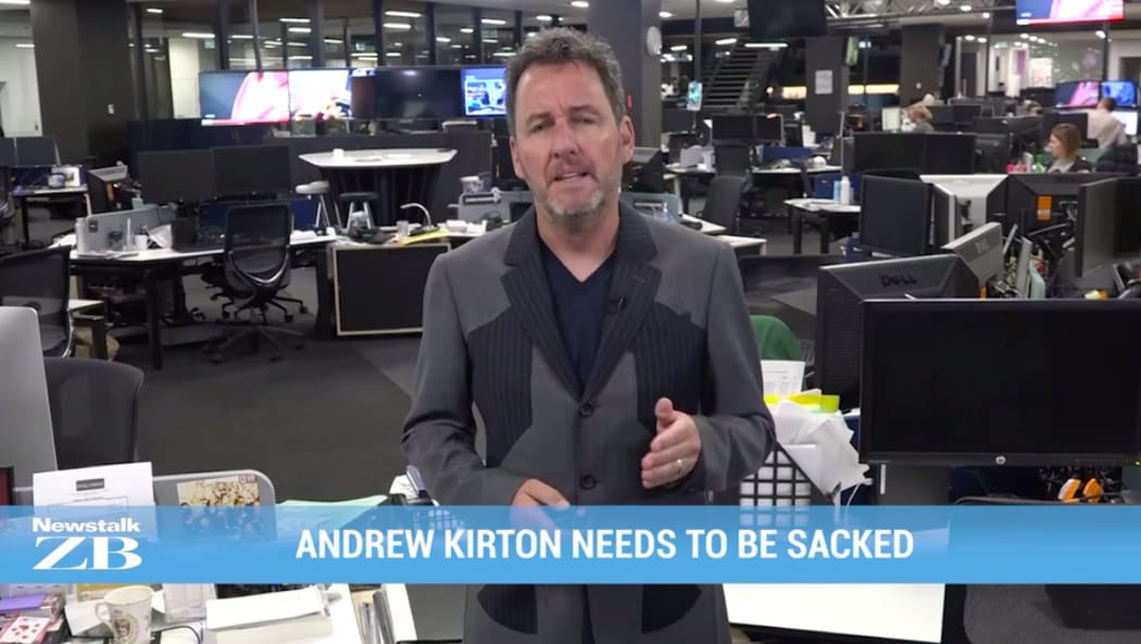 Mike Hosking's call for the sacking of Labour's general secretary.