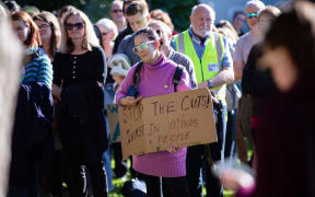 Staff and students protest proposed cuts at Victoria University