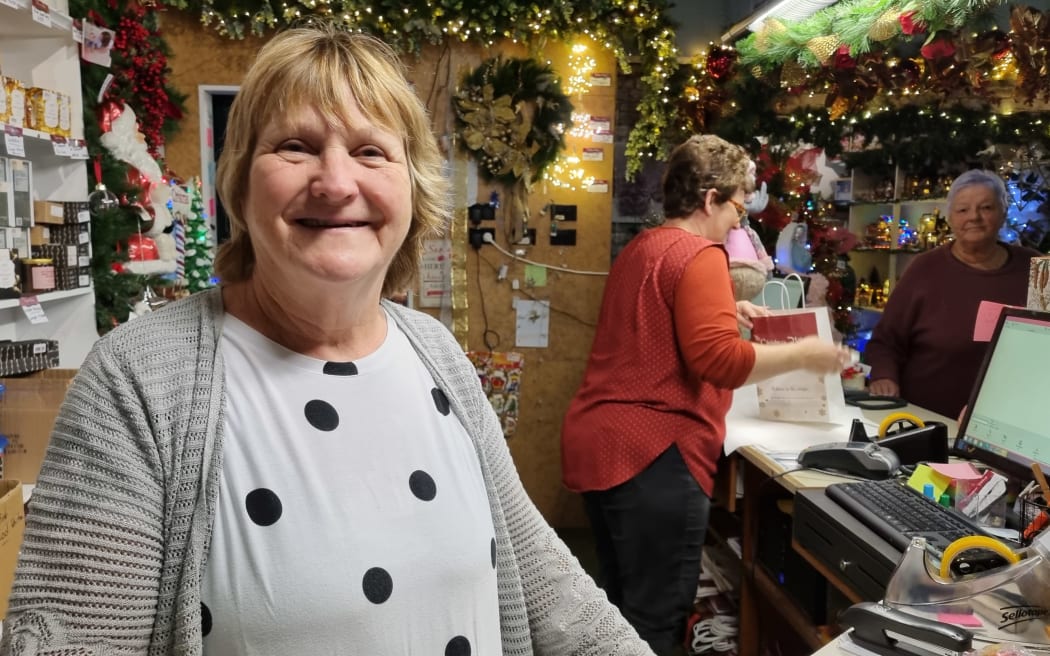 Co-owner of the Christmas Village Jenny Field