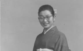 Taeko Yoshioka Braid 1952-3 Kure, Hiroshima. Photo courtesy Yoshioka family.