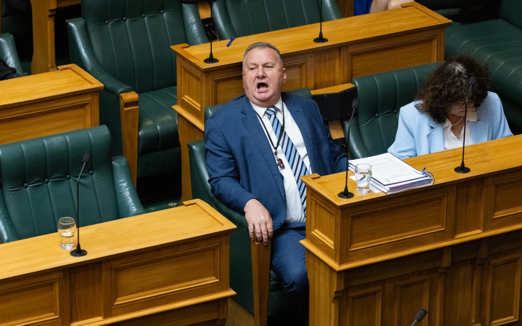 New Zealand First Deputy Leader Shane Jones possesses a formidable voice, and regularly interjects in the debating chamber with what are best described as explosive bellows.