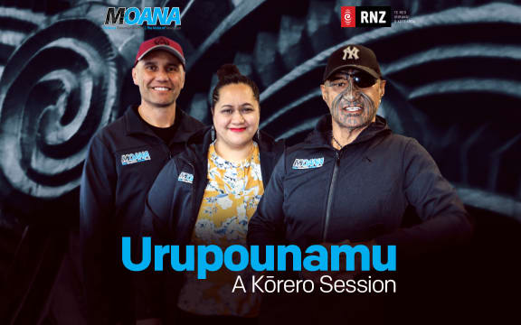 Urupounamu hosts Ngairo Eruera, Justine Murray and Te Kehukehu Patara.
