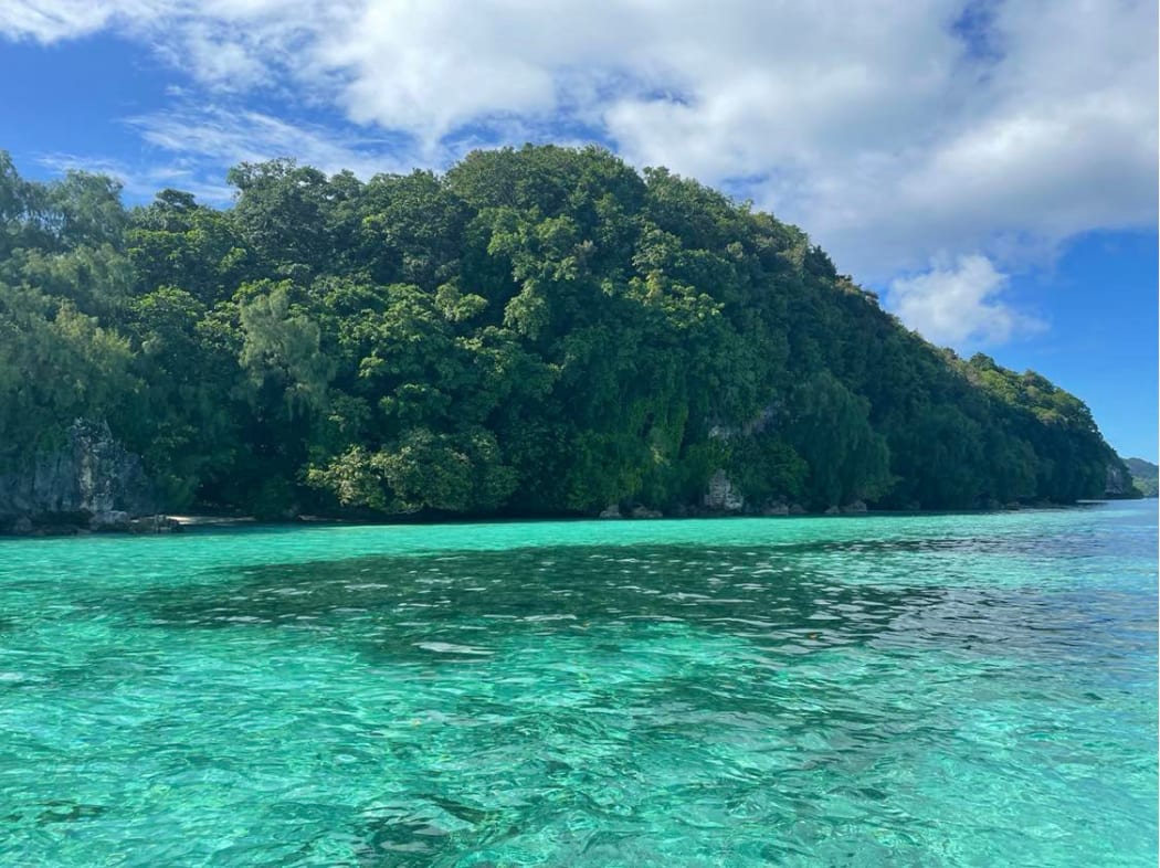 One of 340 islands in Palau where the Our Ocean is being held 13-14 April 2022