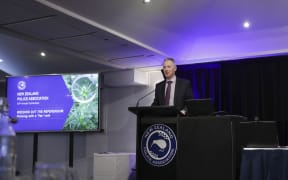 Chris Cahill speaking the Police conference in Wellington focused on the cannabis referendum.