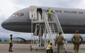 NZ Defence Force troops arrive in Honiara to start peacekeeping duties