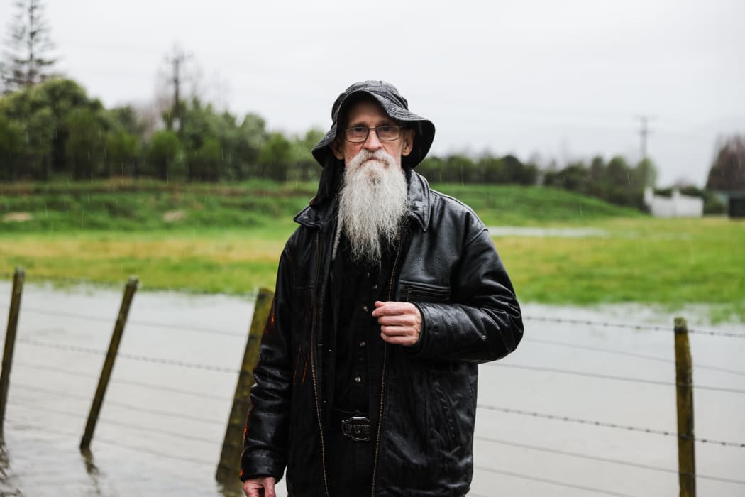 Appleby Highway resident Paul lives next to State Highway 60 and the two cottages on his property are currently surrounded by water.