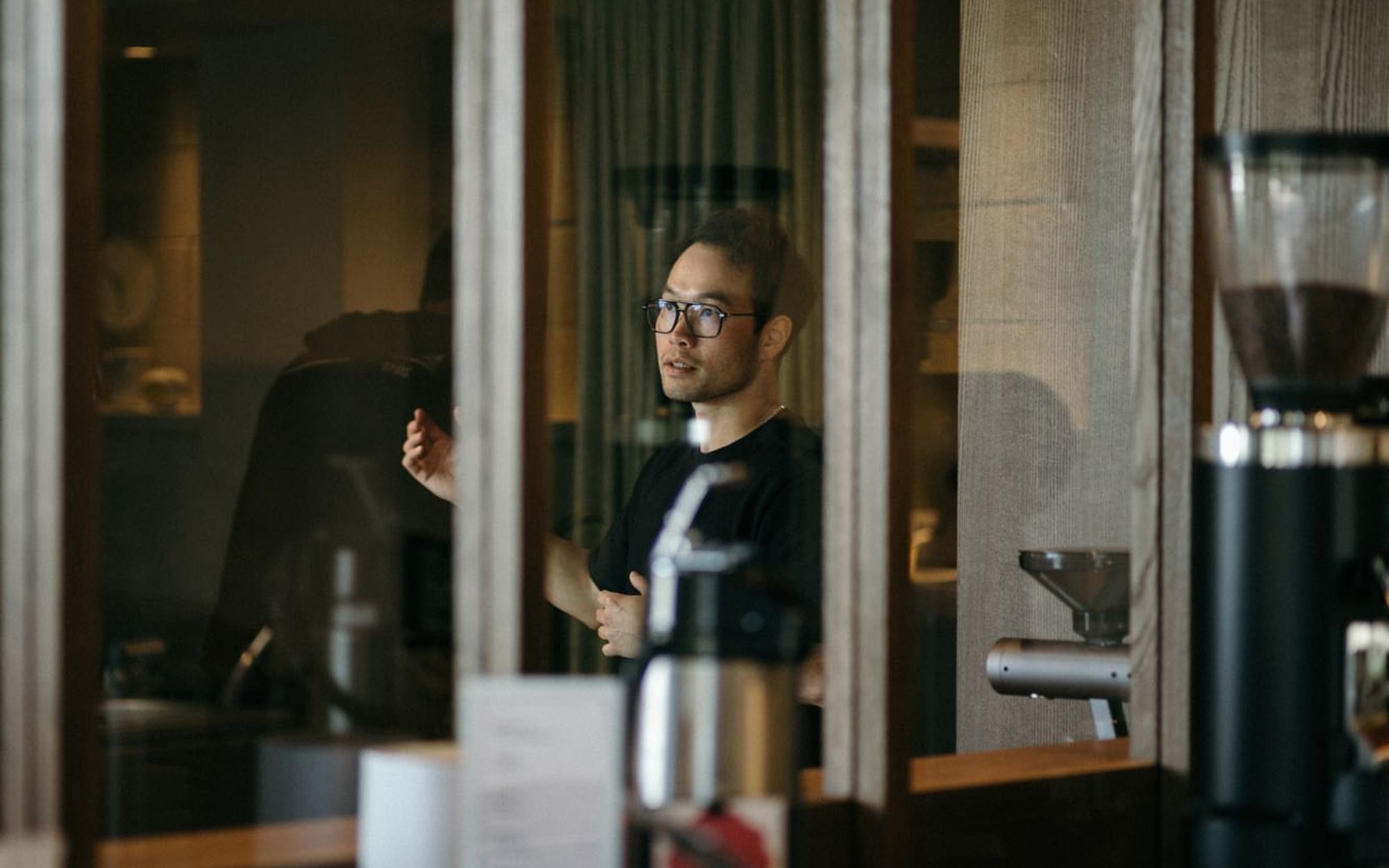Hamilton coffee entrepreneur Dove Chen.