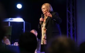 Judith Collins speaks at a Greypower meeting in Nelson. 28 September 2020