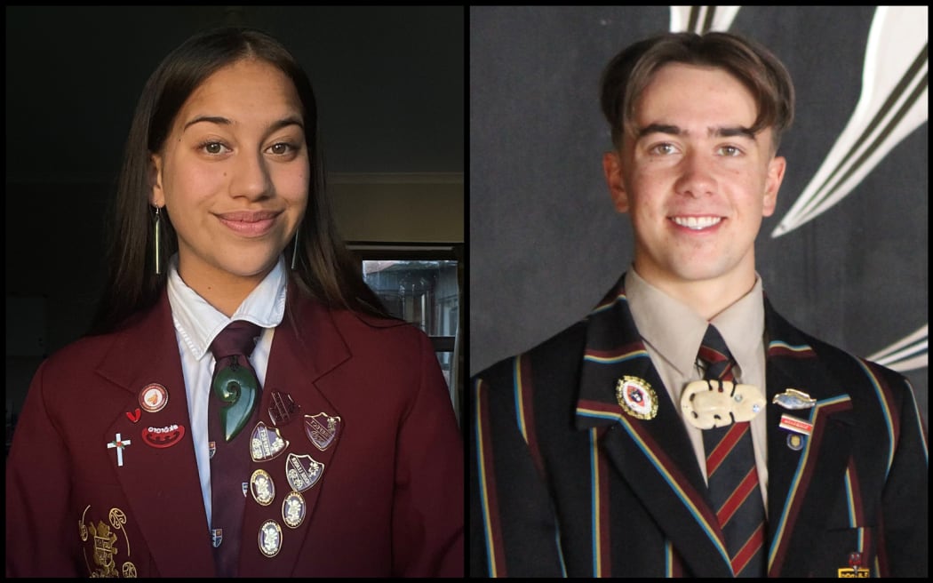 Rhiannon Kapa and Rohm Dixon, two of the recipients of the Te Ara a Kupe Beaton Scholarship
