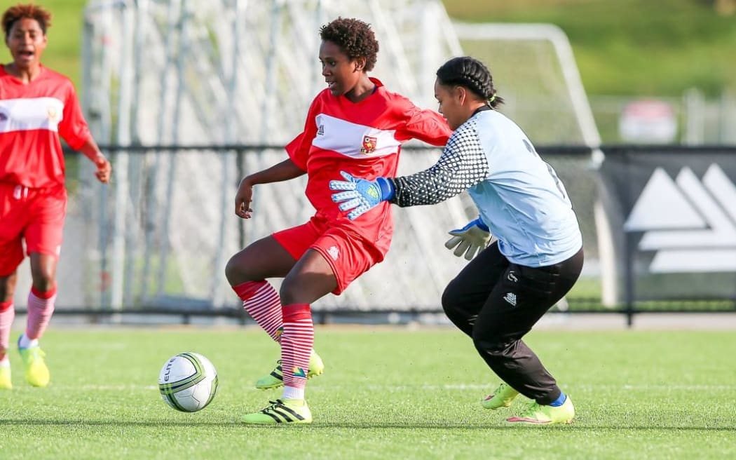 Nicollete Ageva has scored five goals for PNG.