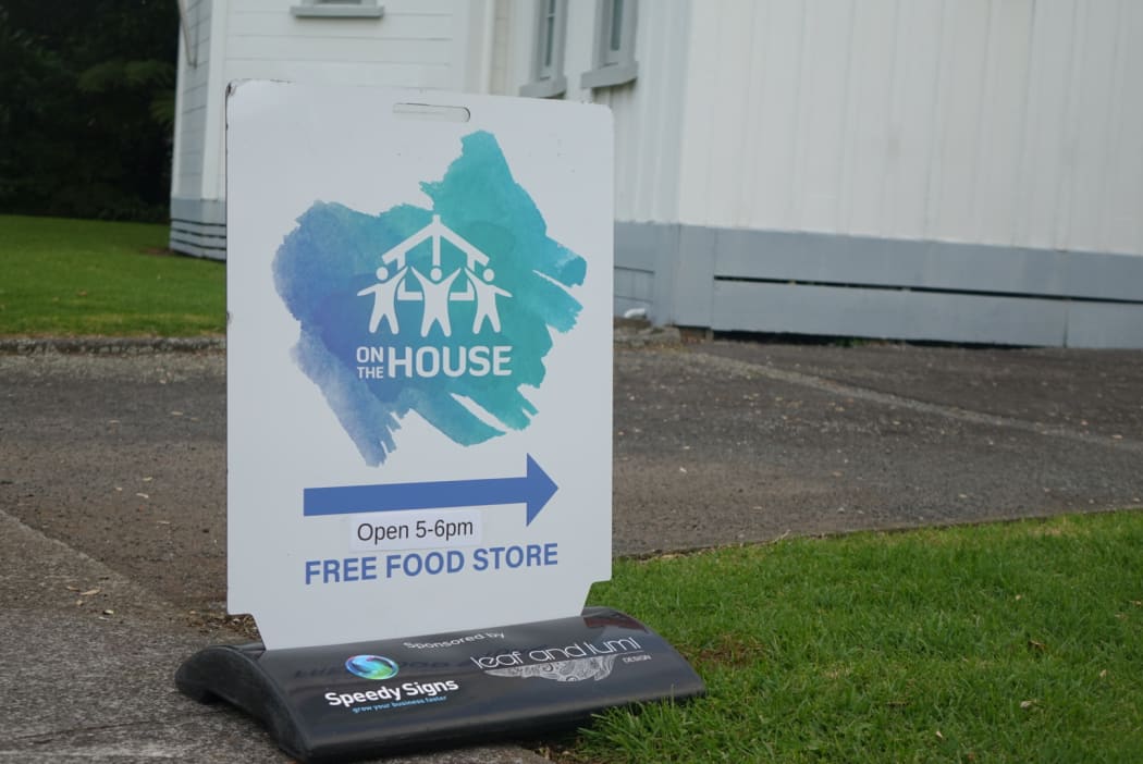 People have been queuing for hours to get free food from On The House's pop-up stores.